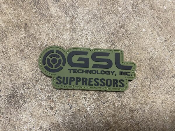 GSL Logo PVC Velcro Patch - OD Green