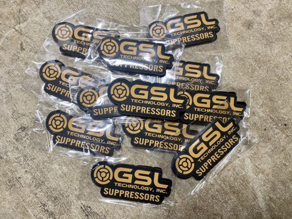 GSL Logo PVC Velcro Patch - FDE and Black - Image 2