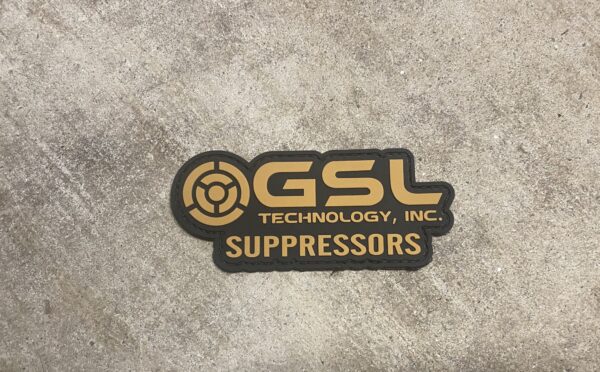 GSL Logo PVC Velcro Patch - FDE and Black