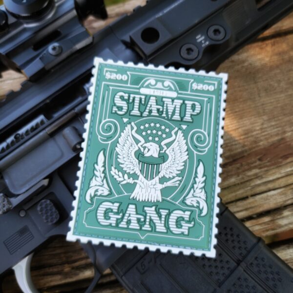 StampGang Tax Stamp PVC Velcro Patch - Image 3